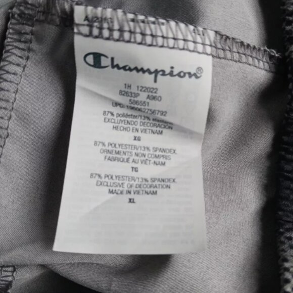 Champion Mens Double Dry Sport Shorts XL 7" inseam Gray Drawstring Quick Drying - Picture 9 of 9